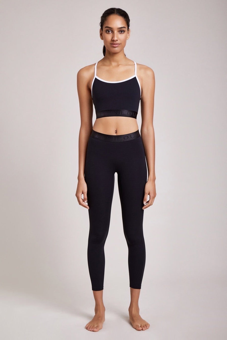 Dakota Crop - Black/White