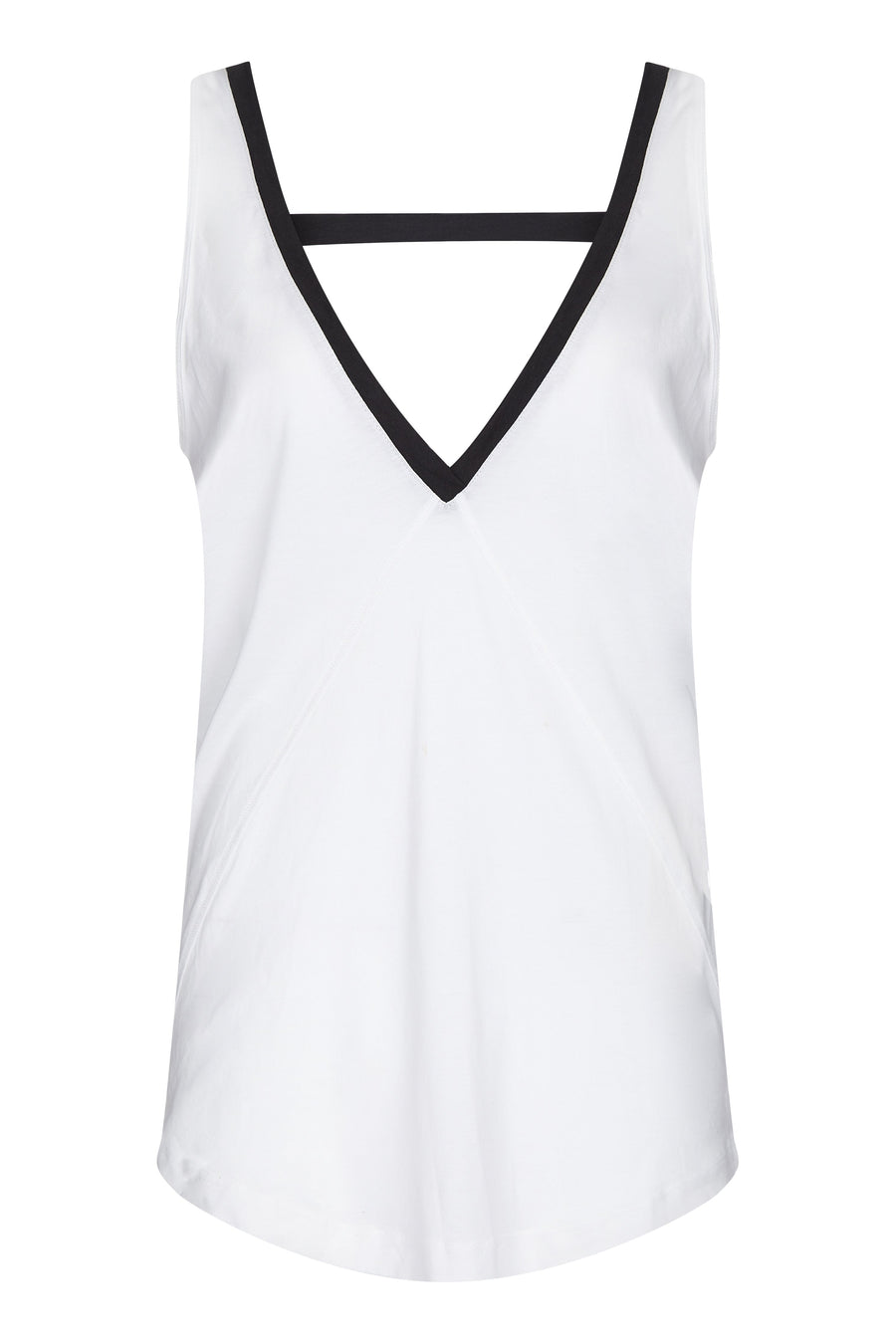 Leah Tank - White/Black