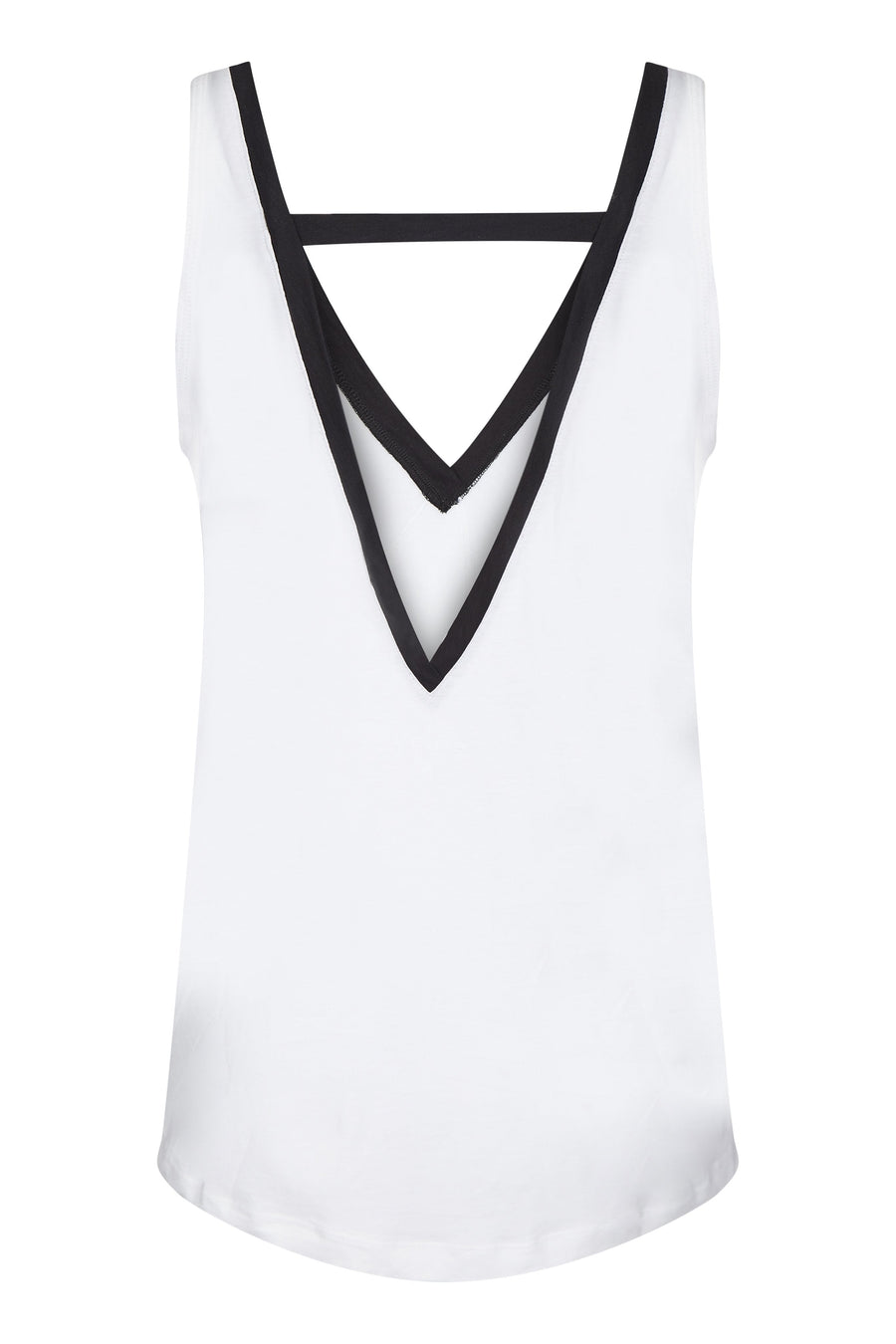 Leah Tank - White/Black