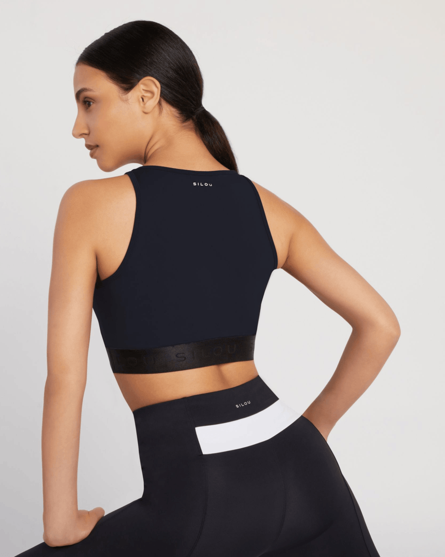 Rosie 7'8 Legging  - Black/White